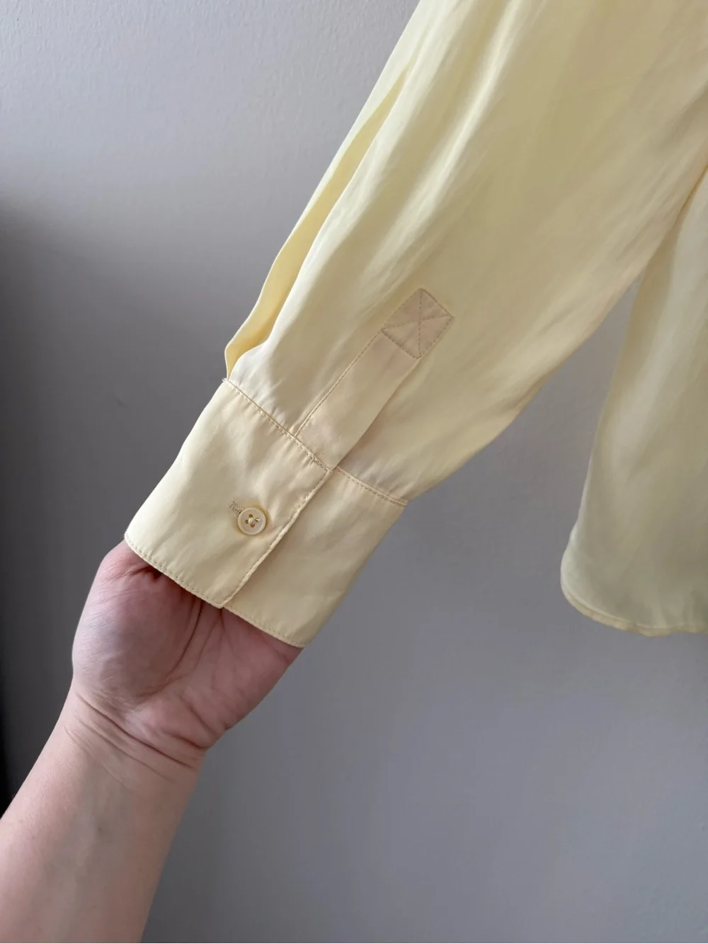 Zadig & Voltaire - Tink Satin Shirt - Butter Yellow